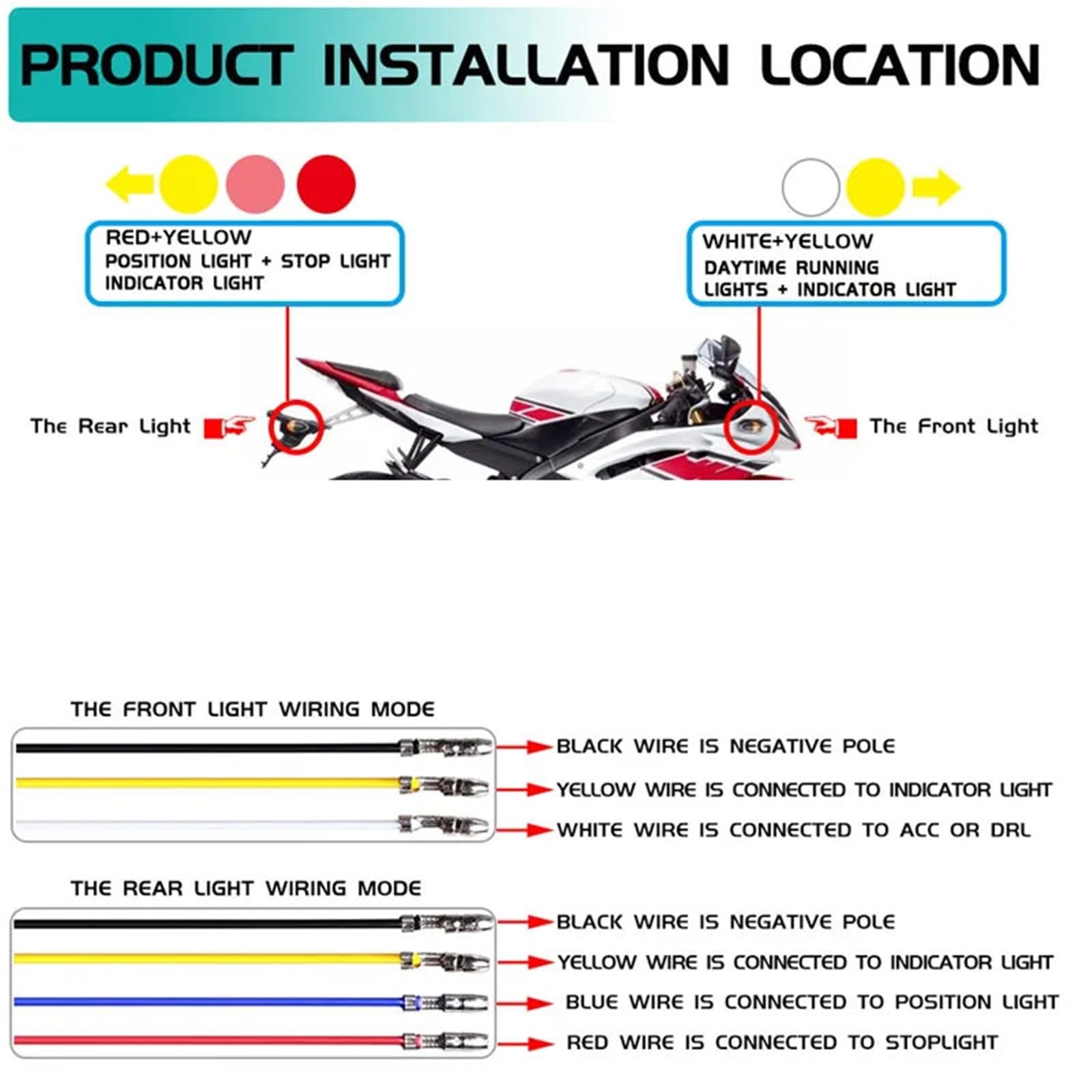 Indicatore Di Direzione Del Motociclo 12V 10MM Dell'acqua Che Scorre Freno Lampada Per KAWASAKI Z900RS ZZR600 Z250 EX250 EX300