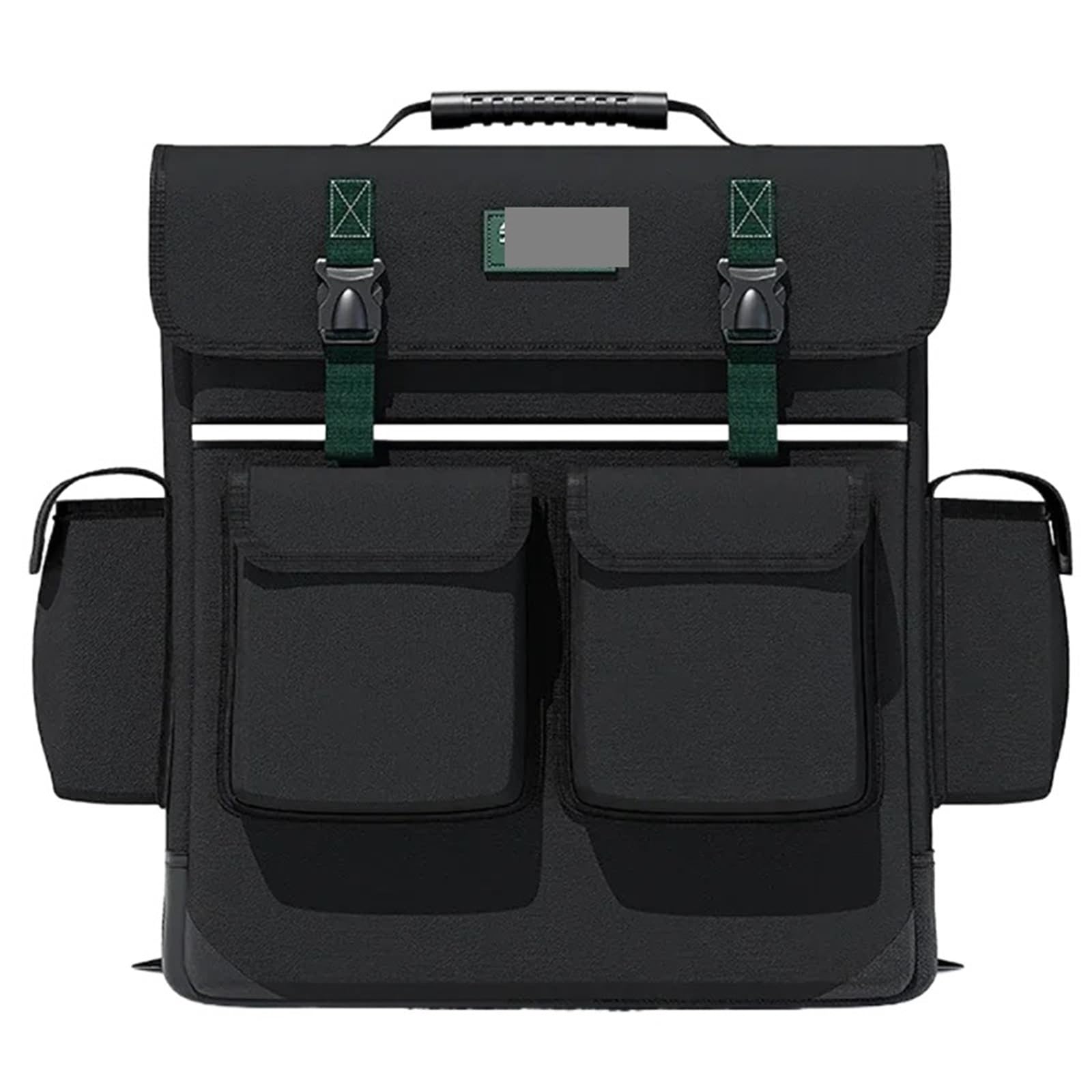 Bolsa de herramientas Mochila electricista profesional Bolsas Kit reparación Bolso hombro bolsillo multifuncional Organizador almacenamiento Mochila de Herramientas(L)