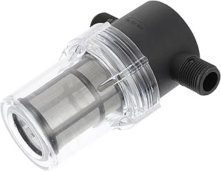 1pieza Filtro De Malla Para Bomba De Agua Strainer De Agua Antioxidante Para Prevenir Sedimentos Sistemas De Limpieza Color Negro