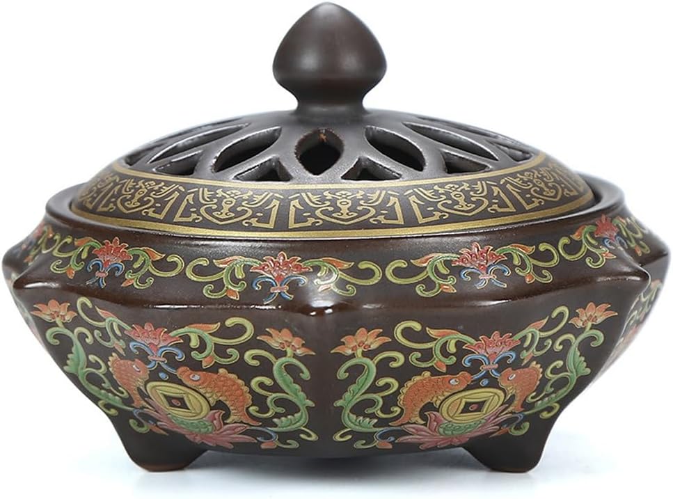 九谷焼 陶幸作 香炉 青粒鉄仙 | 九谷焼と和食器の通販サイト | 金沢