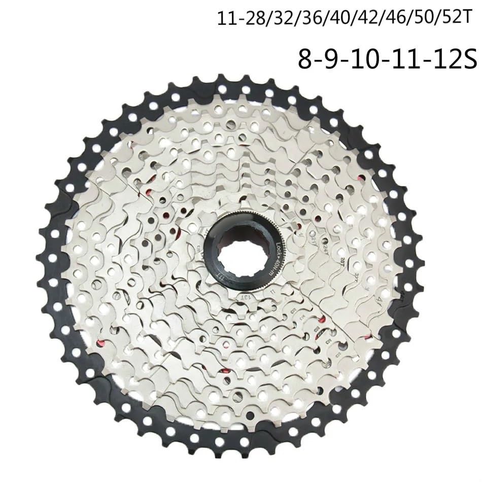 Ruota Libera,Pacco Pignoni 8 9 10 11 12 velocità 11-52T Dreamo della Bicicletta Bicicletta Freewheel 8v 9v 10v 11v 12v Cassette Mountain Bike Accessori MTB