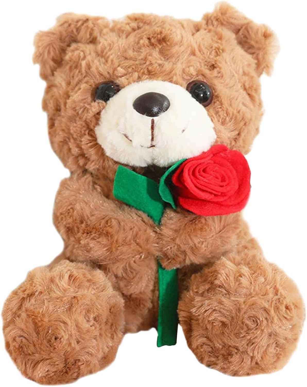 20cm Rose Teddy Bear, Teddy Bear for Partner, Cute Teddys Bears with Rose, for Girlfriend, Birthday Gifts for Partner, Valentine’s Day, Anniversary, Christmas