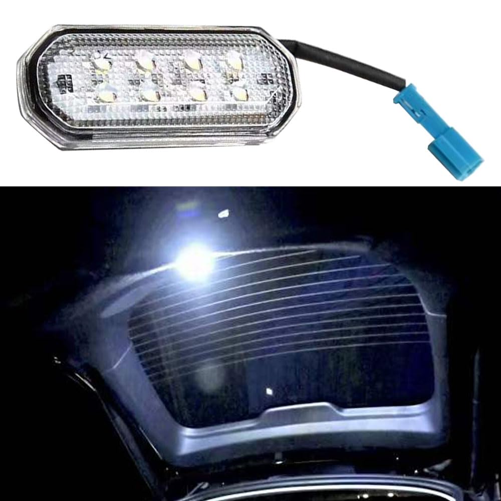 Car LED Replacement Upgrade - 8 LED White Backup Boot Interior Lamp For Glove Box & Luggage Compartment Tesla Model Y Trunk Light