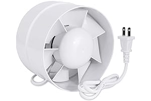 Inline Duct Fan 4-Inch Ventilation and Cooling Solution