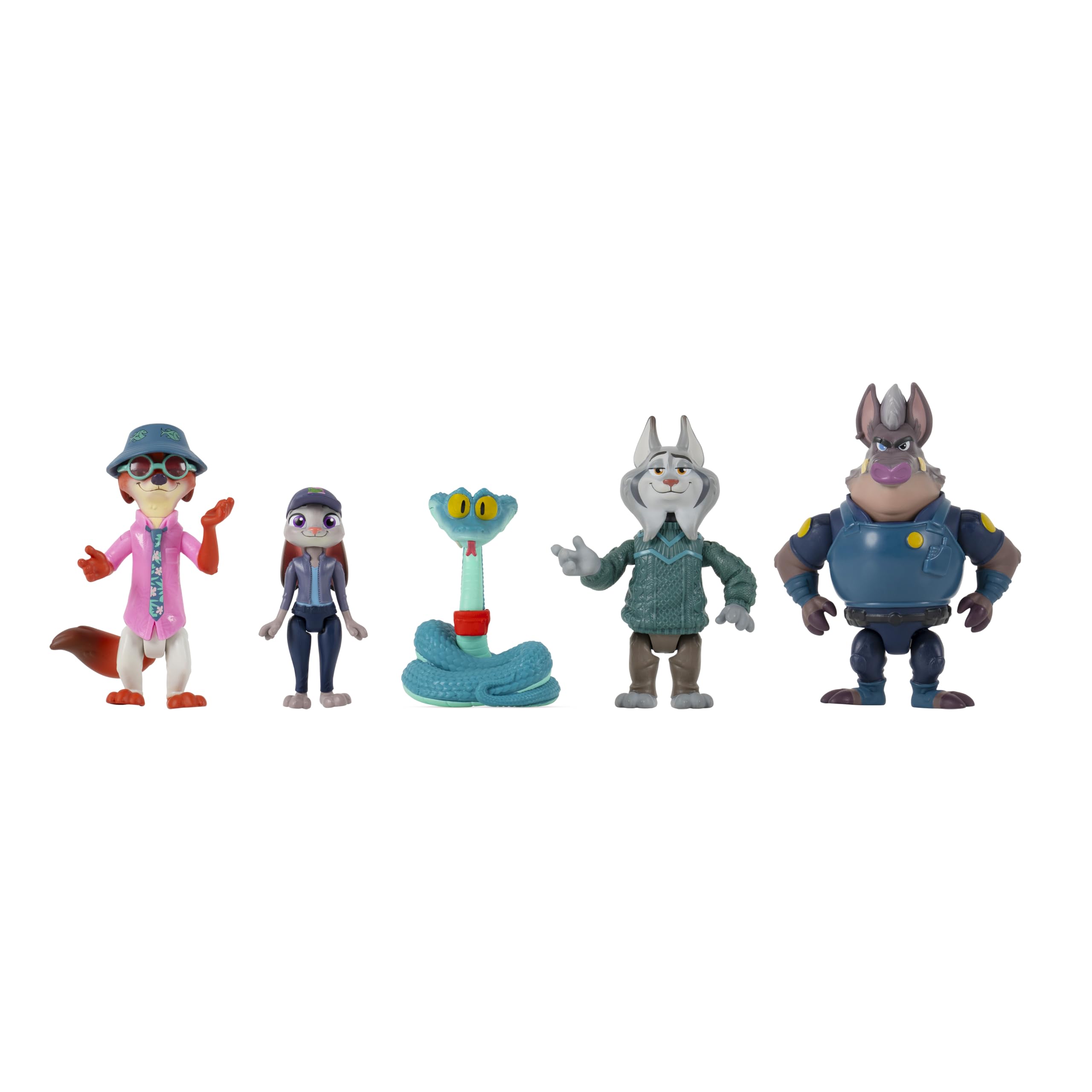 Disney Zootropolis 2 Adventure Figure 3-Inch 5-Pack, Zootopia 2