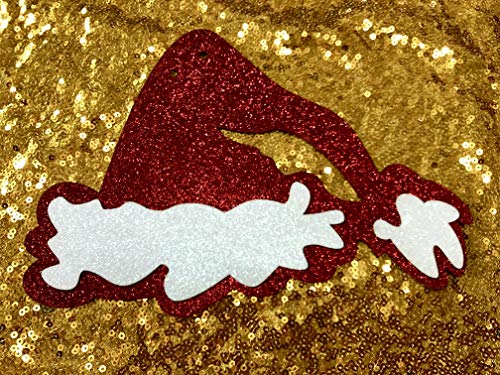 Santa I Know Him Banner Red Glitter - Buddy The Elf Party Supplies, Grinch Cutout, Buddy Elf Decorations, Christmas Party Decorations, Santa Cutout, Santa Face Cutout, Christmas Mantle Home Decor #TOP4