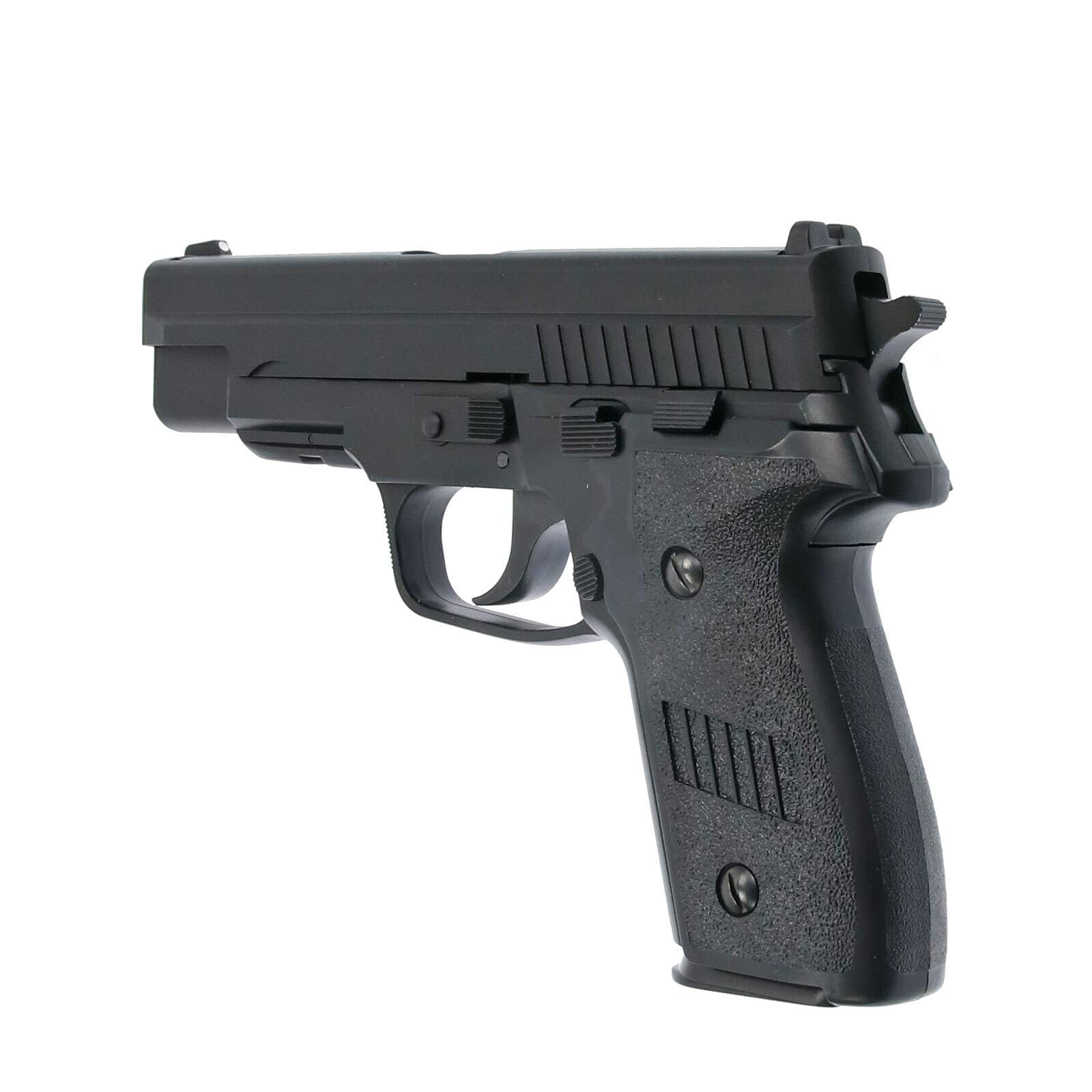 HFC Pistola Tipo Sig Sauer P229 - Negra- Pistola Muelle Pesada Calibre 6 mm - Energía 0.29 Julios - Velocidad de Disparo 70m/s - 230 FPS. Ref: 116N