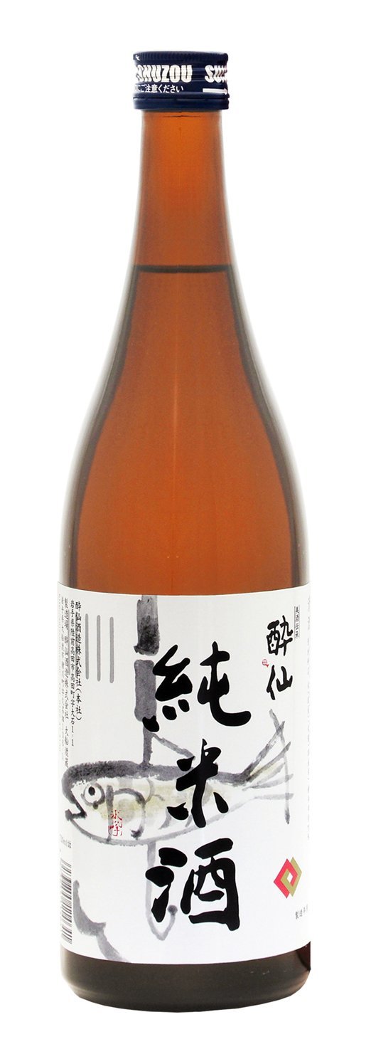 Amazon.co.jp: 酔仙 純米酒 [ 日本酒 岩手県 720ml ] : 食品・飲料・お酒