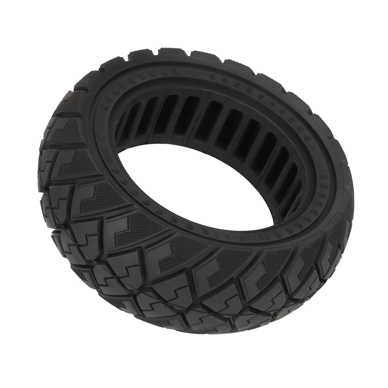 90/65-6.5 Pneumatico Pieno per Kukirin G4/Zero 11X/Dualtron Thunder/Kaabo Wolf Warrior/Macury Speedual Plus Monopattino Elettrico, 11 Pollici Pneumatico Anti-Foratura (Nero 1 Pezzo)