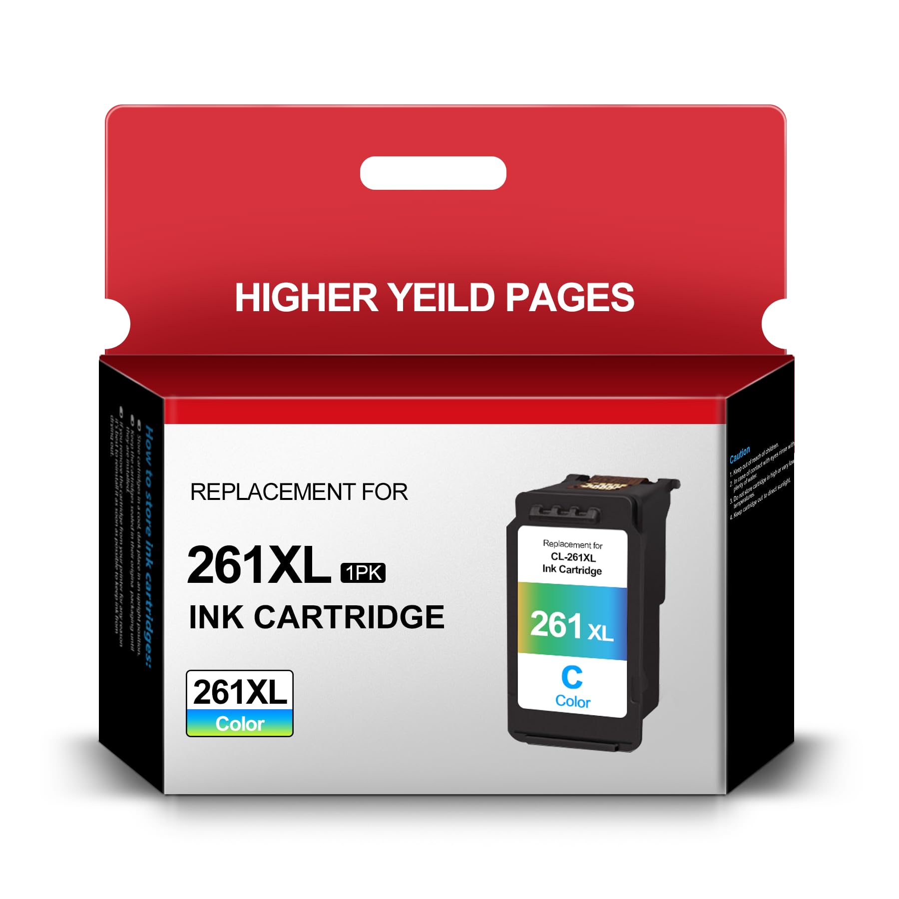 SHUPAN CL-261XL Color Ink Cartridge Replacement for Canon 261 261XL CL 261 261XL Color Ink Cartridges Work for Pixma TR7020 TS6420 TR7022 TS5300