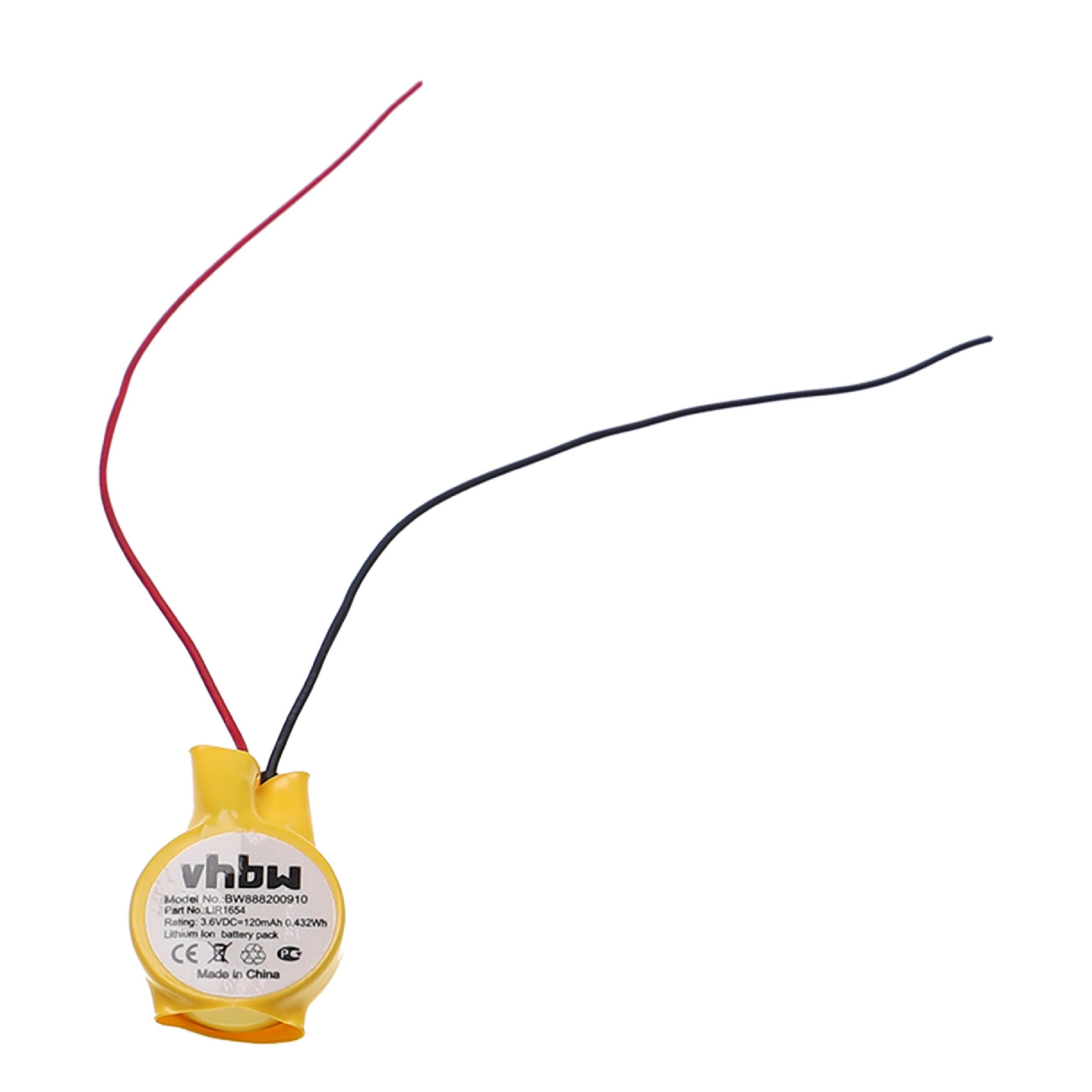 Batteria 3.7 V 60mAh Li-Ion LIR1654 Per Impulso Soundsport Bose 4894128143383 - 2