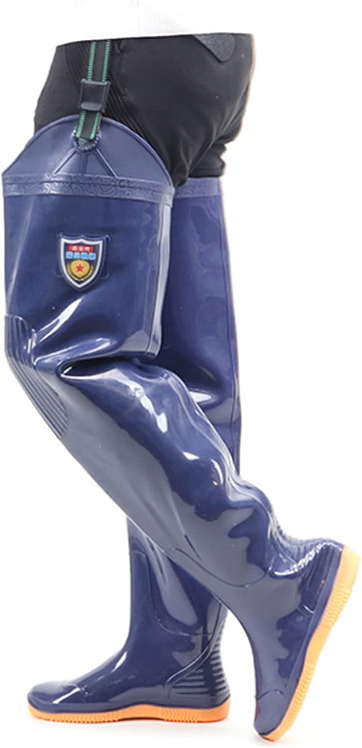 【純正品質】[リンゼ] ウエーダーブーツ 釣り 長靴 男女兼用 防水 通気性 大きいサイズ 26.5cm 折りたたみ 漁産業 鮮魚店 水作業 洗 むくみ対応