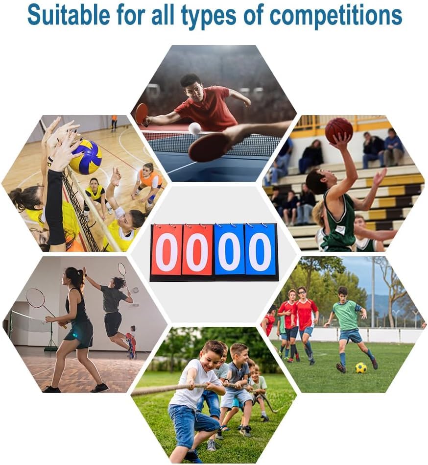 Marcador de mesa para 4 personas, multideporte miniatura 7