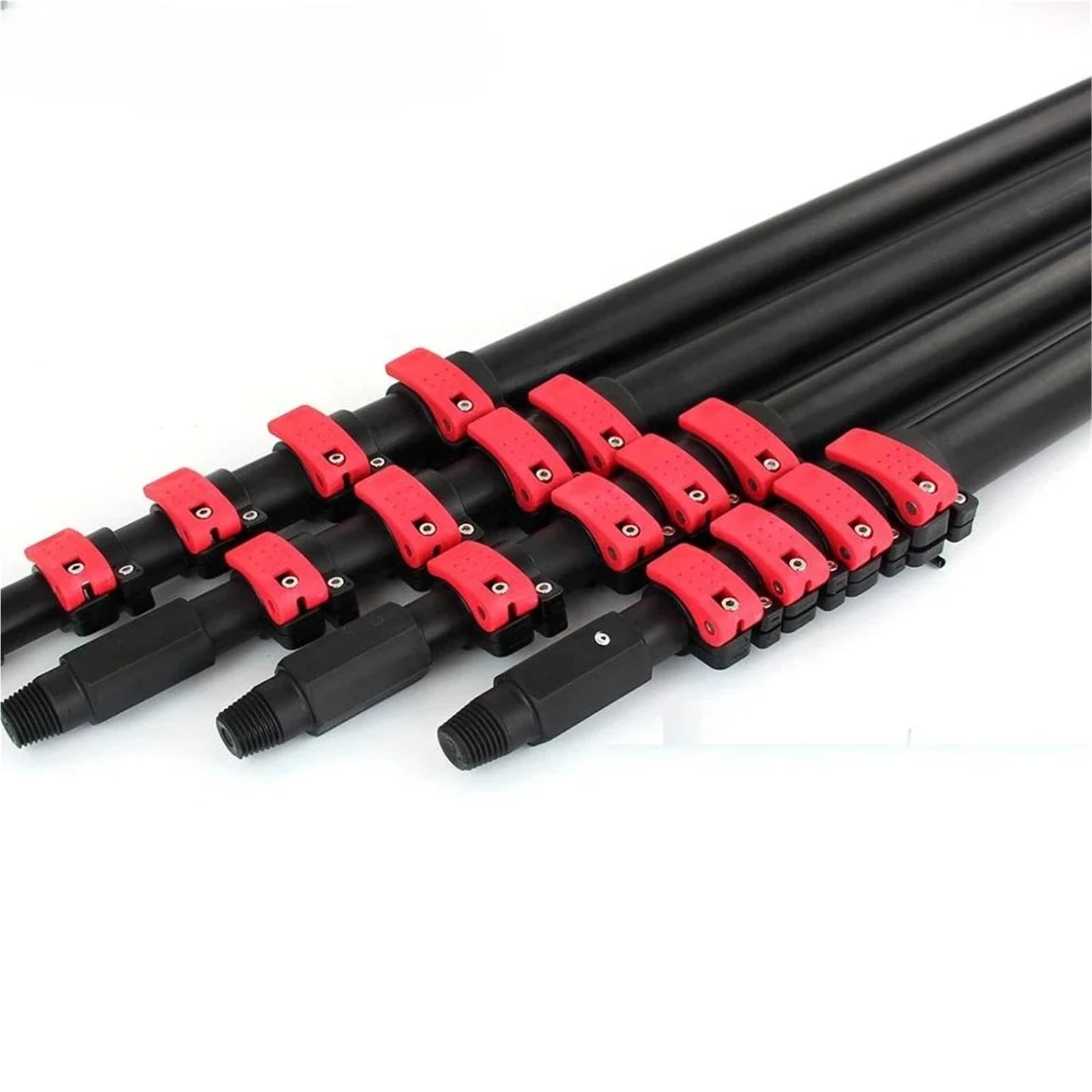 Perche Télescopique De 9 Mètres en Aluminium Robuste Et Réglable for Le Nettoyage des Fenêtres