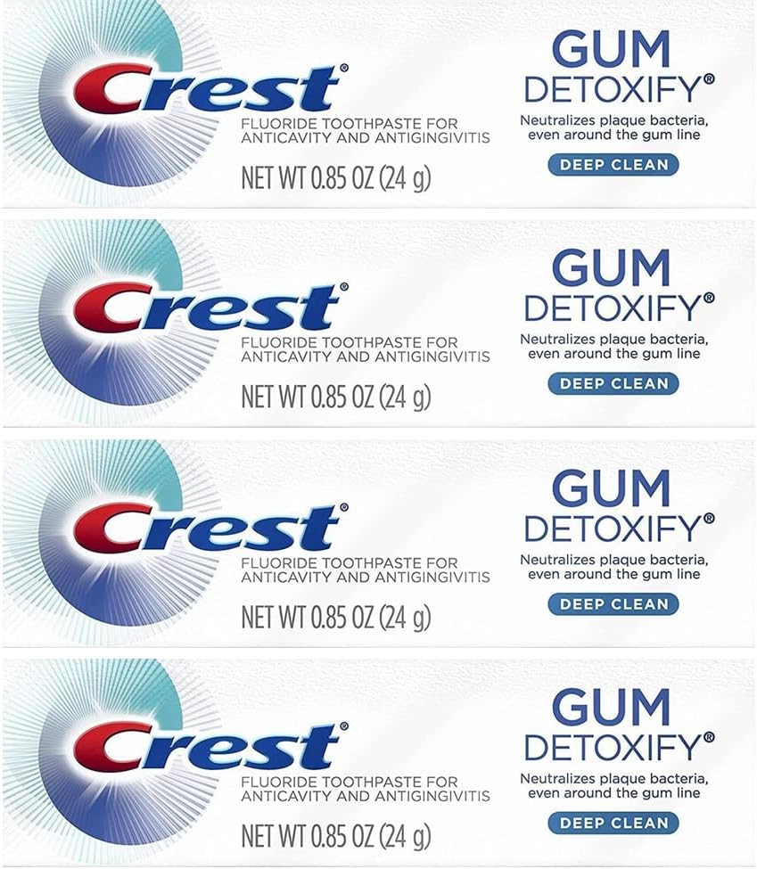 Crest Gum Detoxify Toothpaste, Deep Clean, Travel Size, 0.