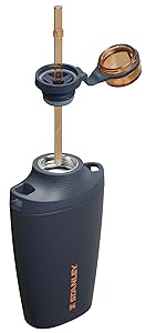 Stanley Cross Bottle | 23 oz Travel Bottle with Jacquard Strap | Leakproof Tritan Lid with Removable Straw | Insulated Stainless Steel Canteen | BPA-Free | Twilight VRT