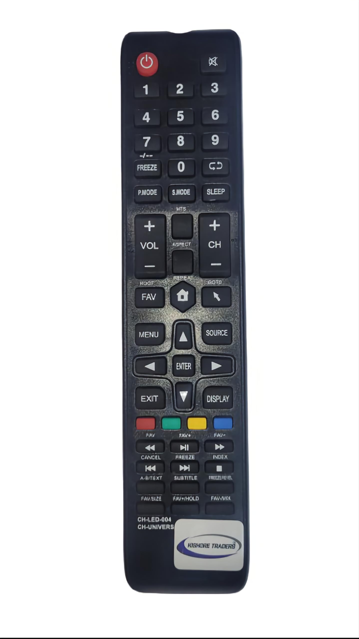 Kishore Traders Remote Control Compatible with Led Tv Led17 (Please Match Your Old Remote with Given Image, it Must be Exactly Same as Shown in Image)