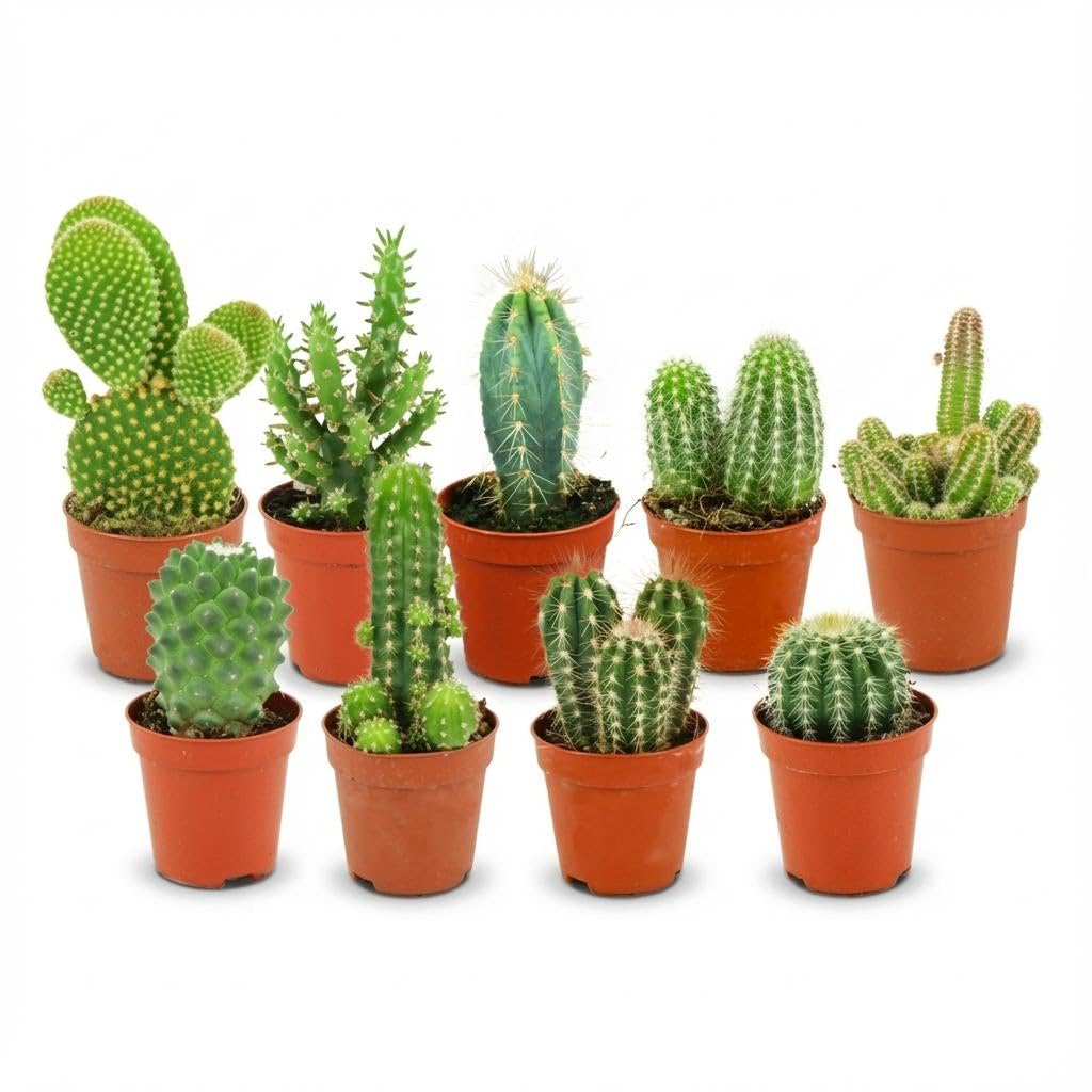 Mini Kaktus Set Zimmerpflanze Ø5,5 cm 5-10 cm