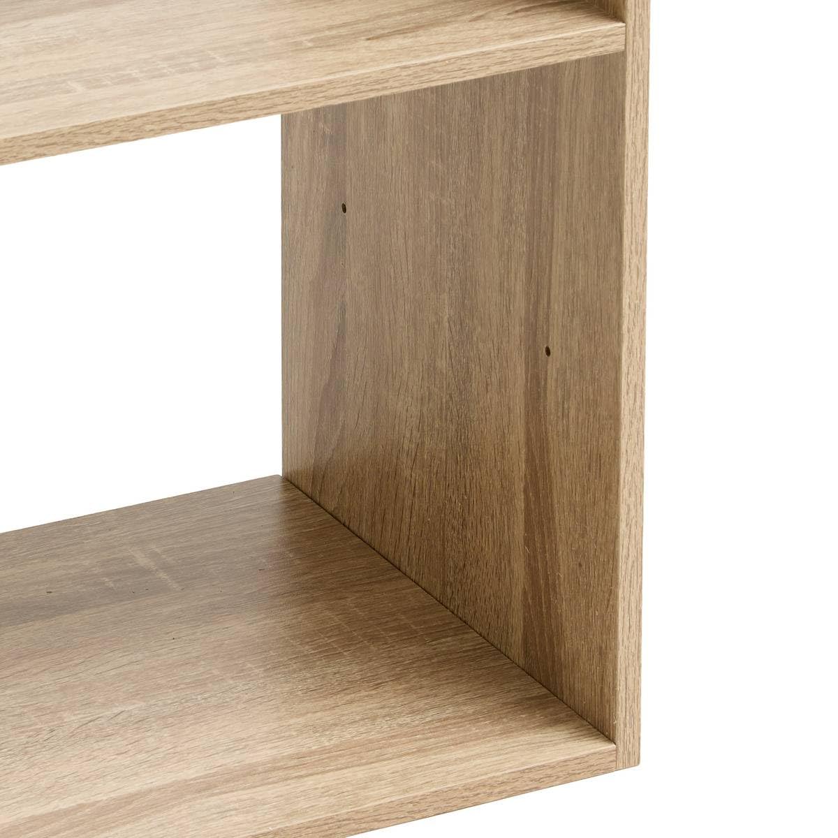 5 Five 83190 Estanteria Madera para 3 Cajas Organizadoras, 34.4x32x100.5 cm, Multicolor