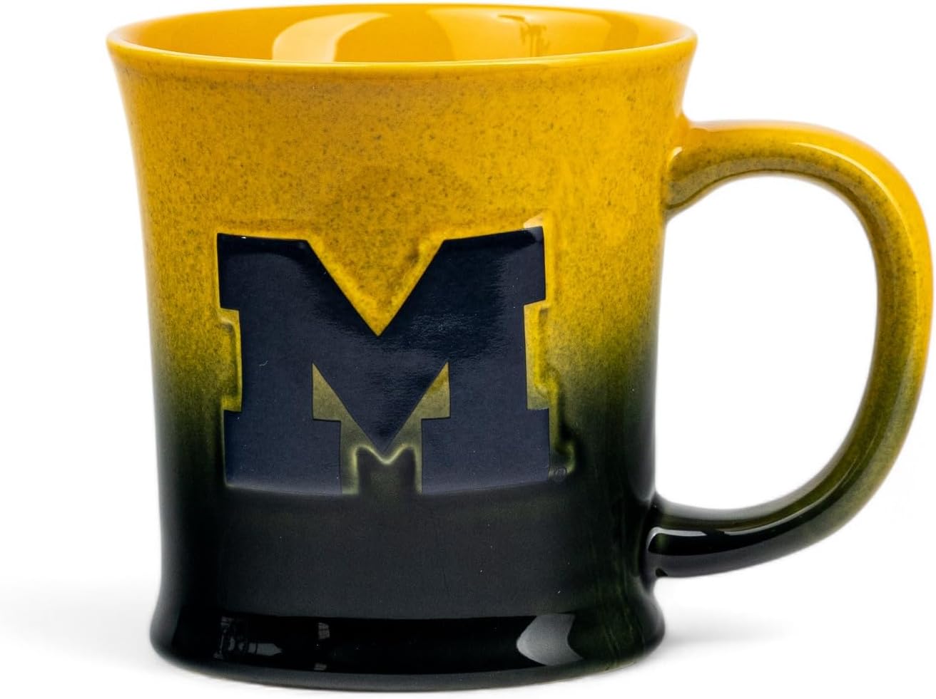 The Memory Company Officially Licensed NCAA - University of Michigan 15oz Ombre 3D Logo Mug