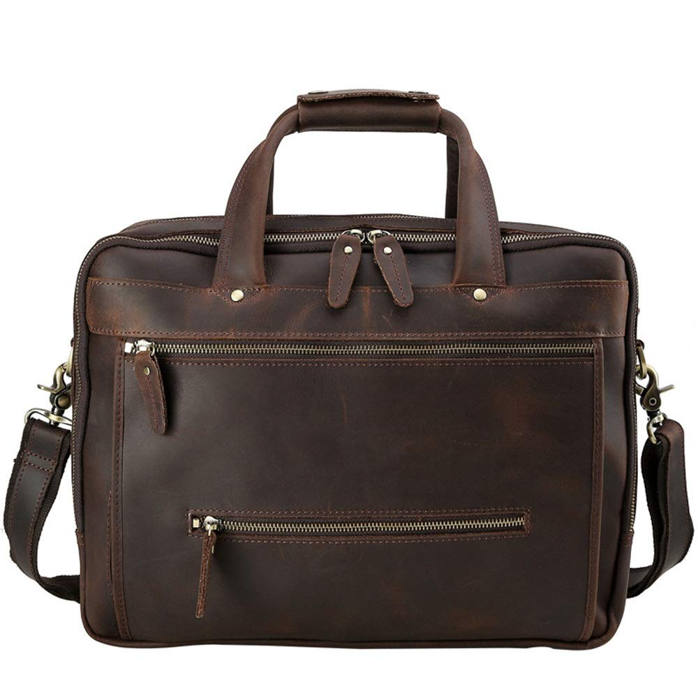 Sac À Main En Cuir Pour Hommes, Sacoche De Voyage Prête, Sac Messenger