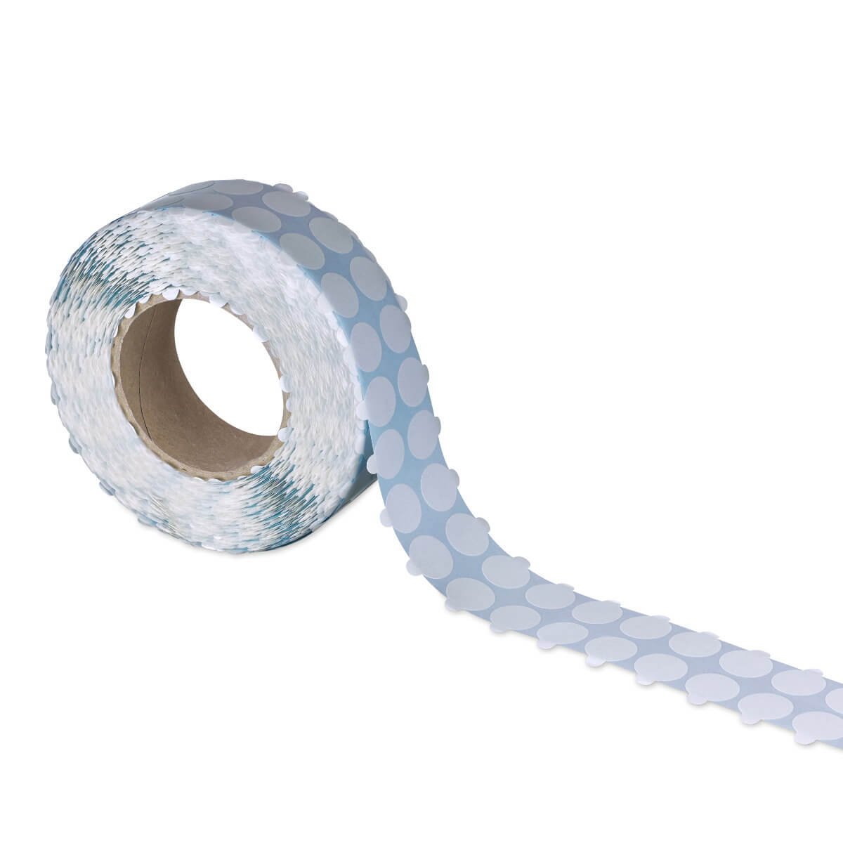 MASHPAPER 5000 Doppelklebepunkte doppelseitige Klebepunkte 20mm einseitig ablösbar transparent aus Polyesterfolie / 482020