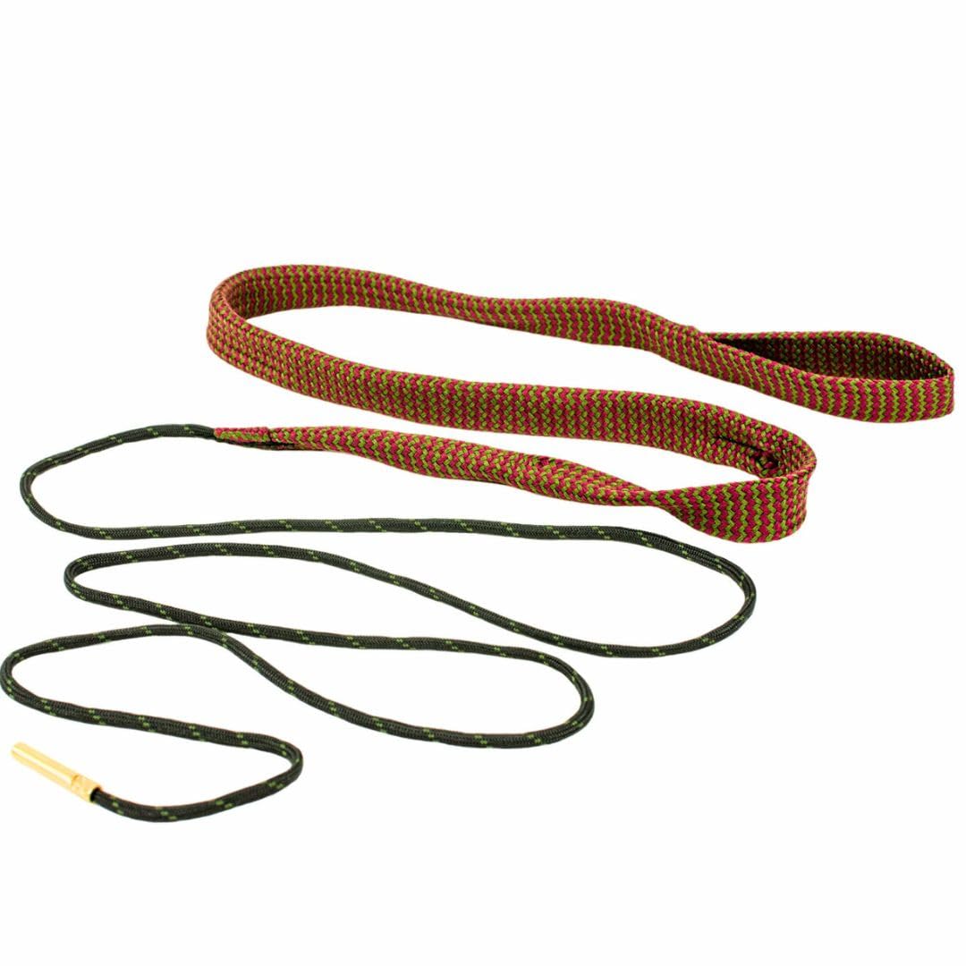 Laufreinigungsschnur-Set alle Kaliber 17-223-5,56mm-243-6mm-264-6,5mm-270-7mm-7,62mm-308-30-06-8mm-9mm-9,3mm-338-458 (Öl-Schnur, Standard-Schnur & Premium Schnur - Doppelbürste + Griff)