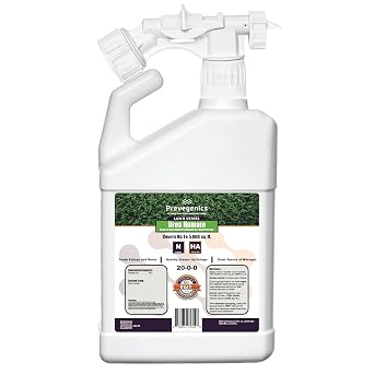 Ready-to-Spray Urea Humate Liquid Fertilizer | 32 fl. oz. | 20-0-0 | Covers UP to 5,000 SQ. FT. | for All Lawn Types | UREA Fertilizer | Quick Green UP | Feeds Foliage & Roots | 32 FL OZ |