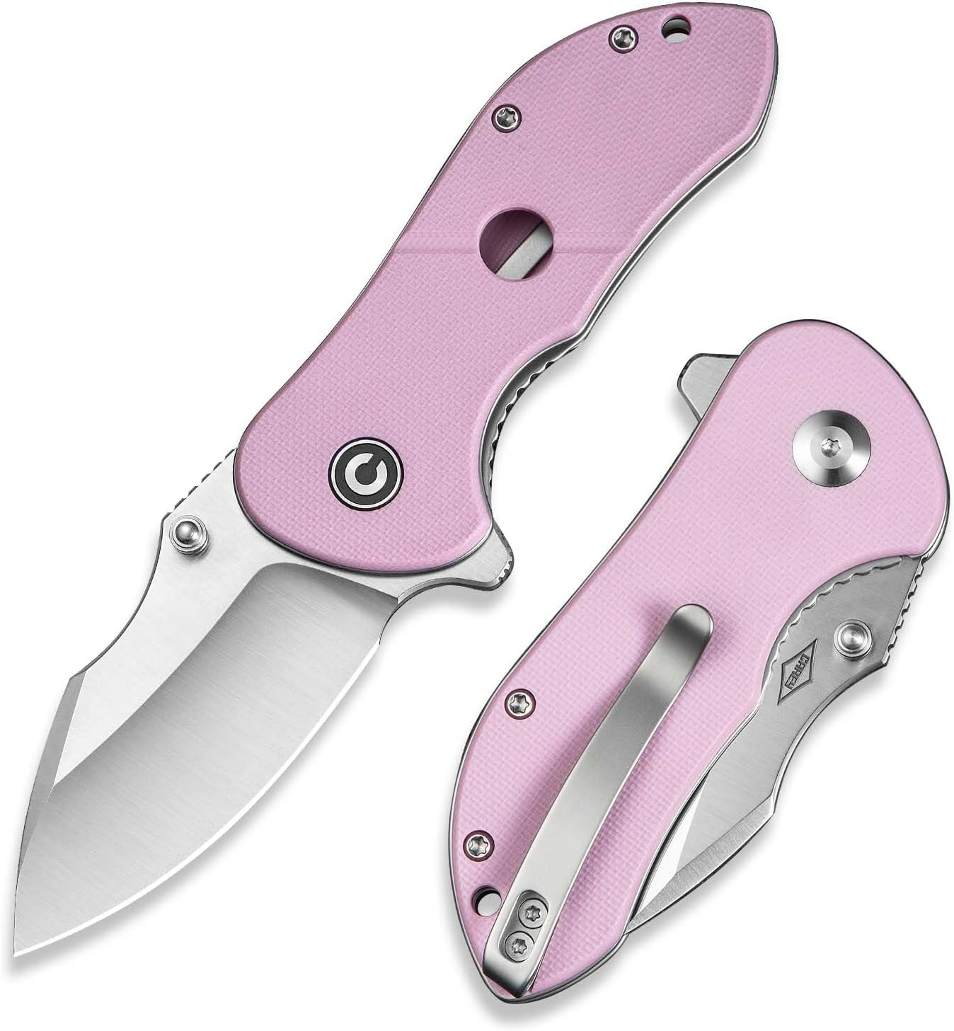 CIVIVI Gordo Folding Pocket Knife for EDC, Small Flipper Knife with 2.51" D2 Blade G10 Handle, Utility Knife for Men Women Gift C22018C-1
