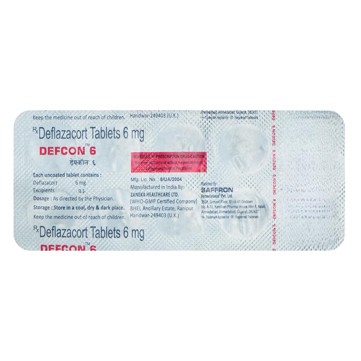Defcon 6mg - Strip of 10 Tablets