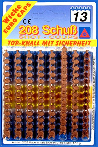 Schrödel 8040262 Amorces 208 Coups pour 13-Coups Pistolets, One Size