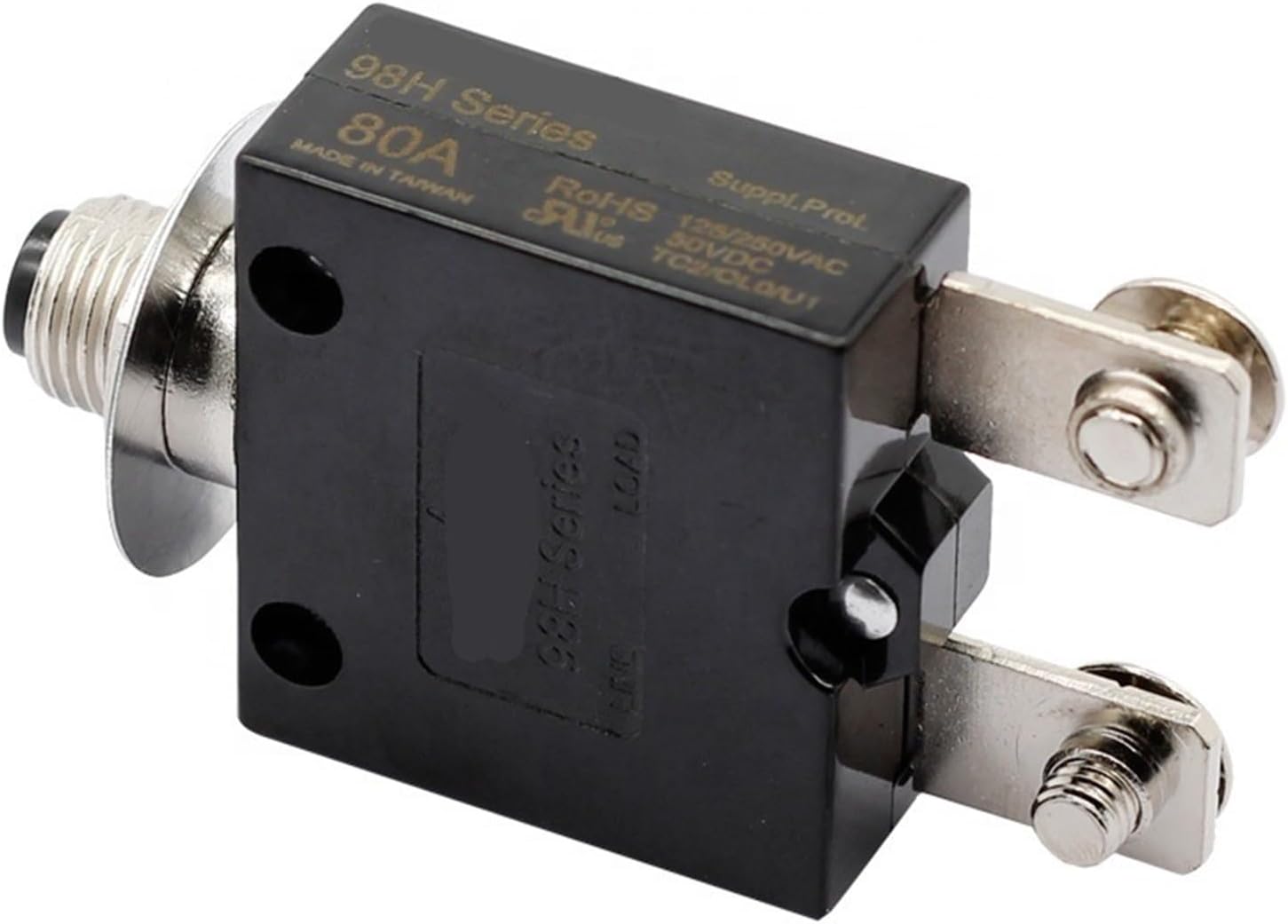 98H Series 40A 50A 60A 70A 80A Manual Reset Thermal Overload Protector Switch Circuit Breakers for Generator(80A)