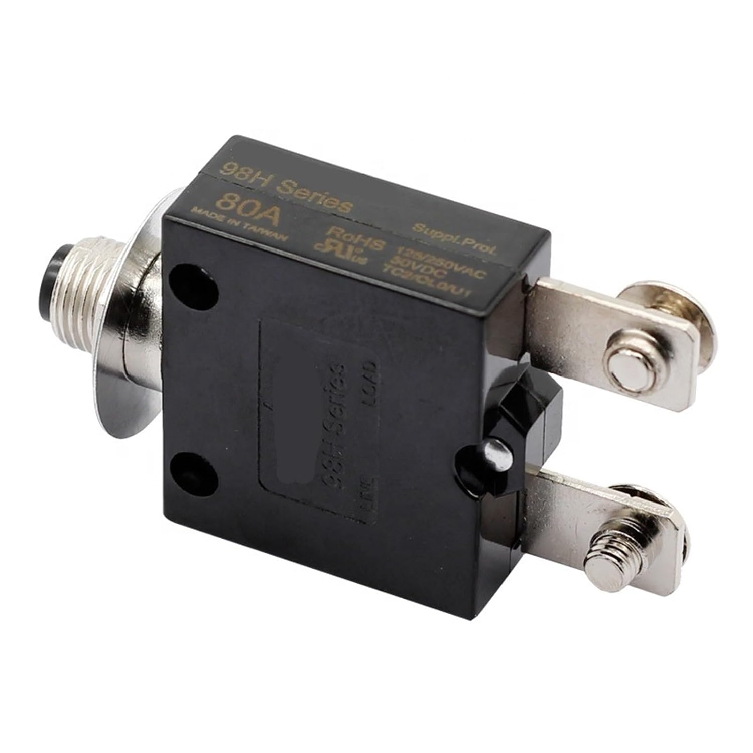 98H Series 40A 50A 60A 70A 80A Manual Reset Thermal Overload Protector Switch Circuit Breakers for Generator(50A)