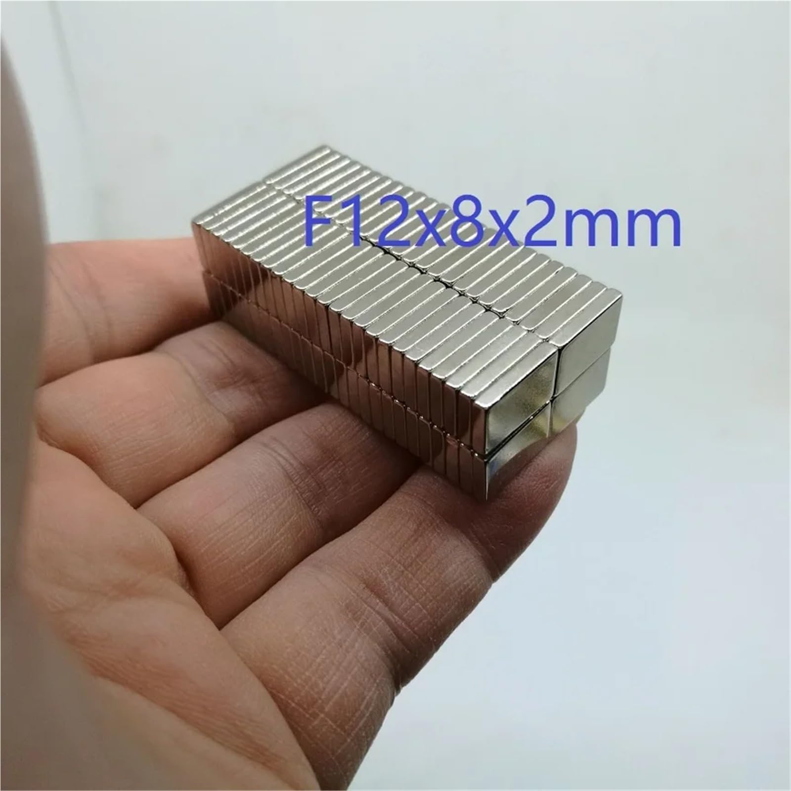 100 PZ/LOTTO Standard N35 Blocco NdFeB Magnete 12 * 8 * 2 Potenti Magneti Permanenti Al Neodimio 12x8x2