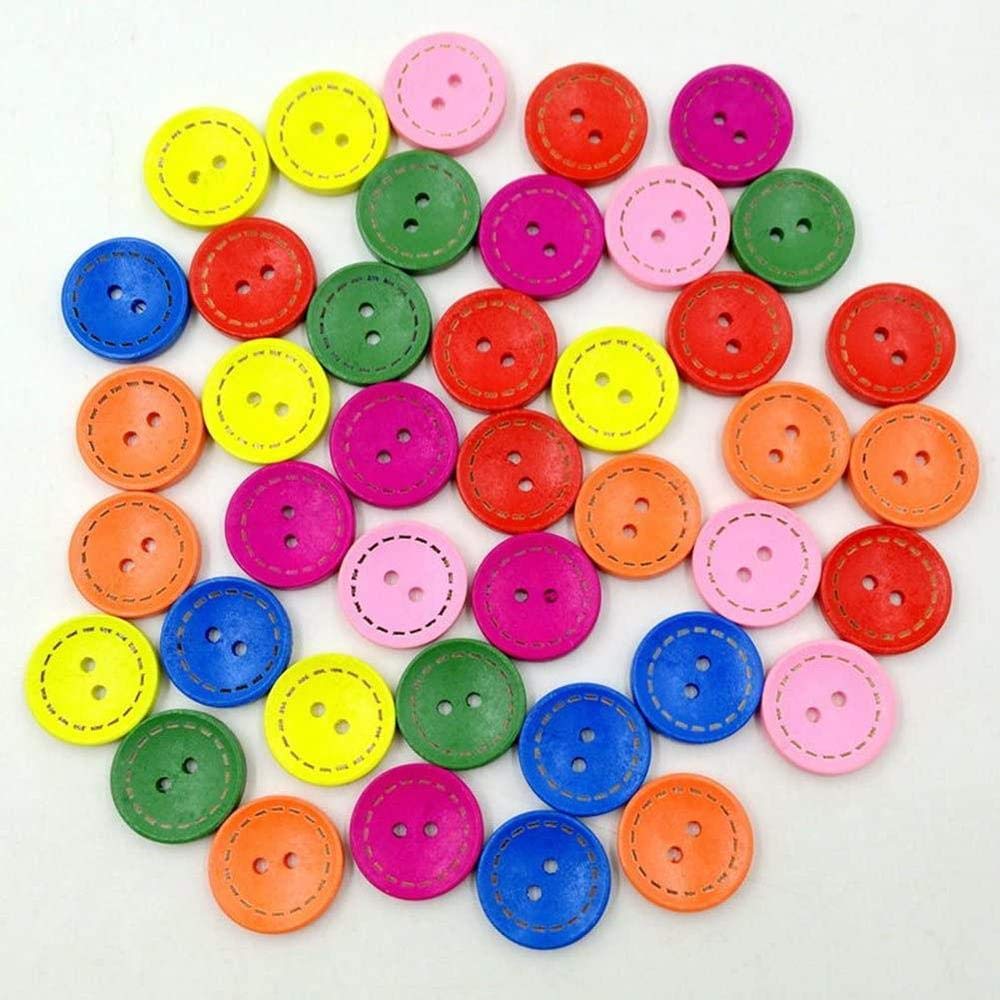 Acquista DIY Paradise 50 pezzi a forma di farfalla 2 fori bottoni in legno accessorio per cucire decorazione per scrapbooking in Italia a partire da 2.14
