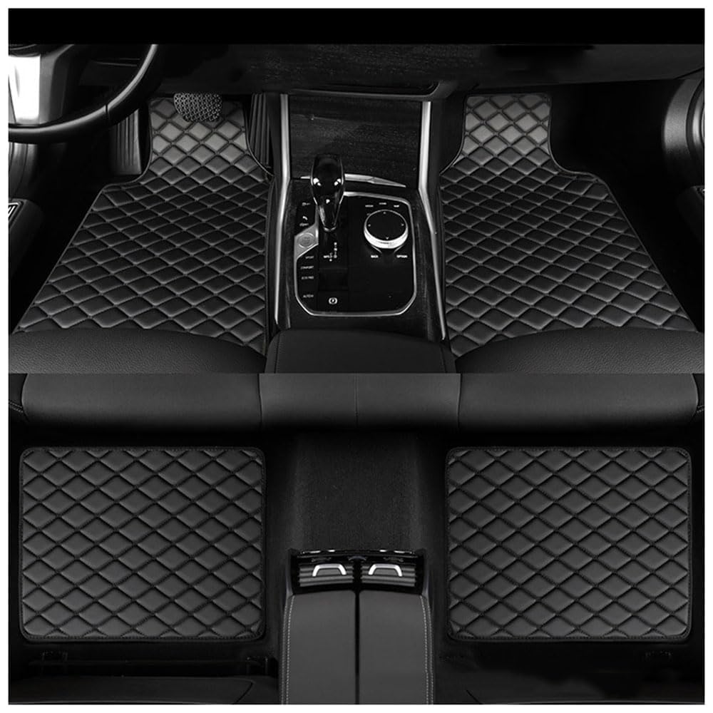 Dfvoop A Car Mats, For Land Rover Range Rover Evoque Ii (L551) 2019 2020 2021 2022 Leather Car Floor Mats,Ll Weather Waterproof Non-Slip Carpet, Floor Matts Car Ccessories,