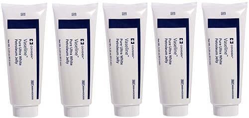 KendallCovidien - Paquete de 5 tubos de vaselina pura ultra blanca de grado médico 325 onzas 33fl oz