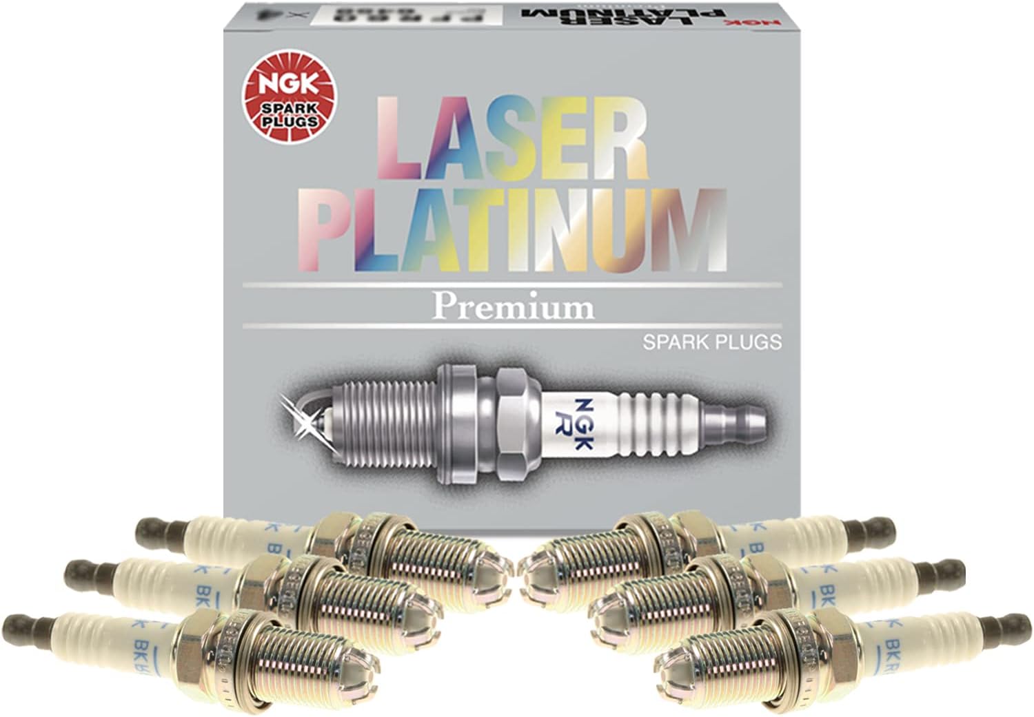 NGK Set 6 Laser Platinum Spark Plugs For BMW E36 E39 E46 E53 E83 Porsche Volvo