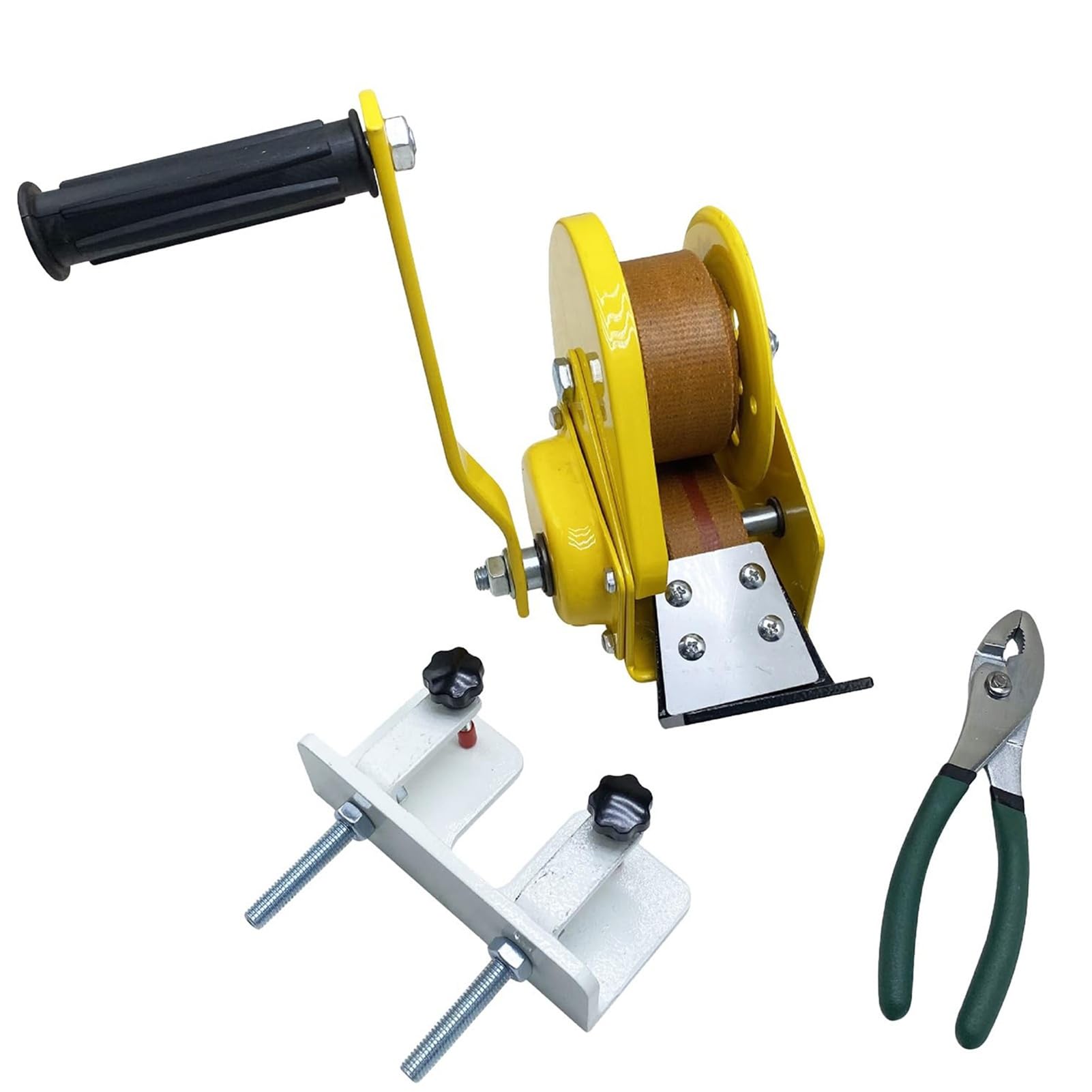 Eoweiot Wire Draw Machine Set,Jewelry Wire Drawing Machine Set,Manual Drawing Stand with Pliers & Holder,Equipment Support Jewelry Making Tool