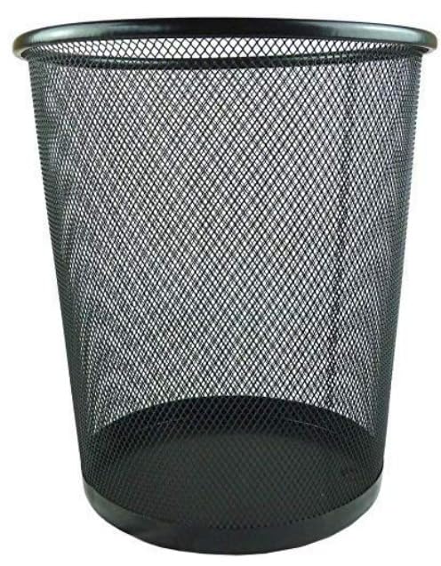 DUSTBIN STEEL(28 x 23 x 28 cm) Metal Mesh Dustbin for Office, School, Bedroom, Kids Room, Home Purpose