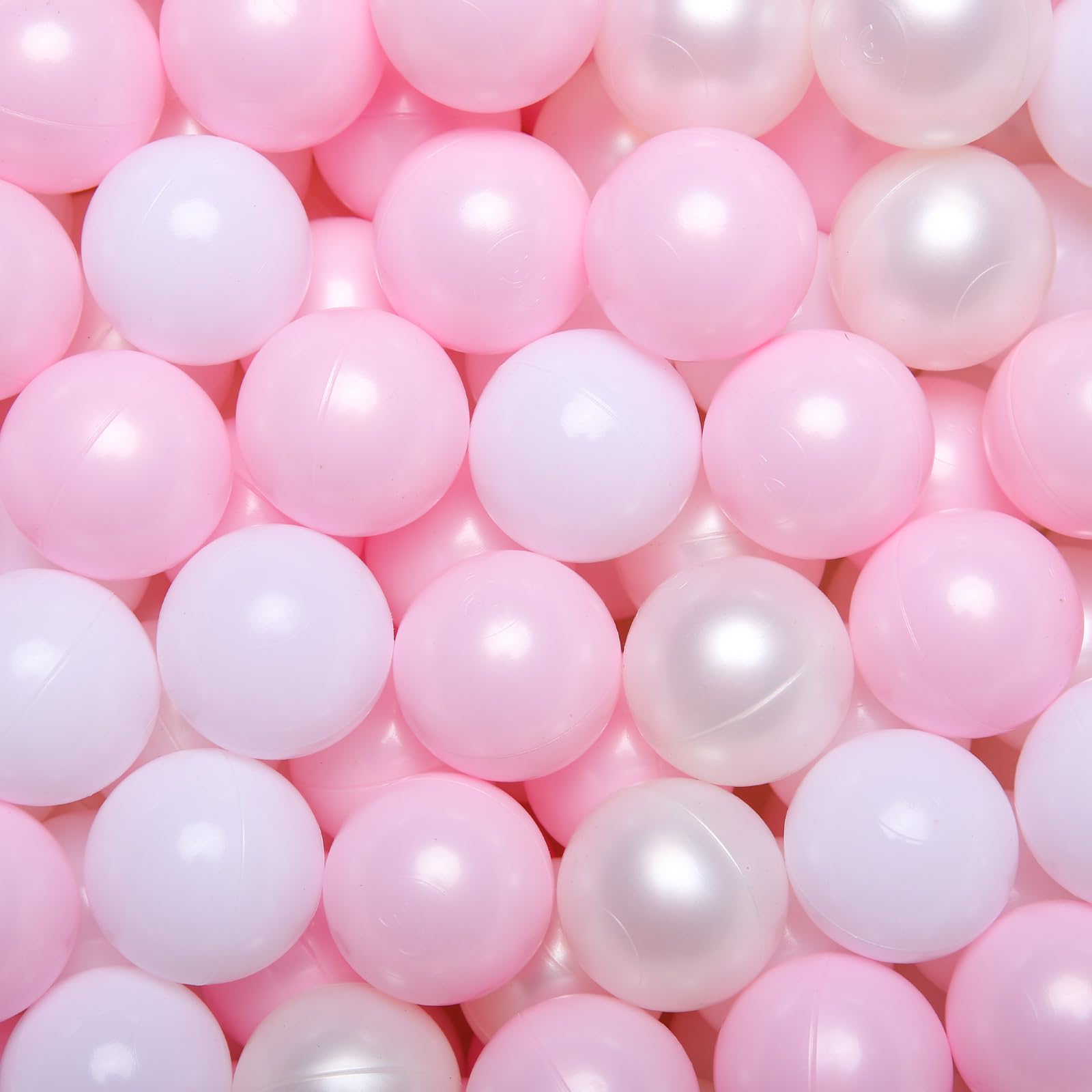 Pastel Baby Play Balls for Toddler Ball Pit Playpen Tent Birthday Party Plastic Toys