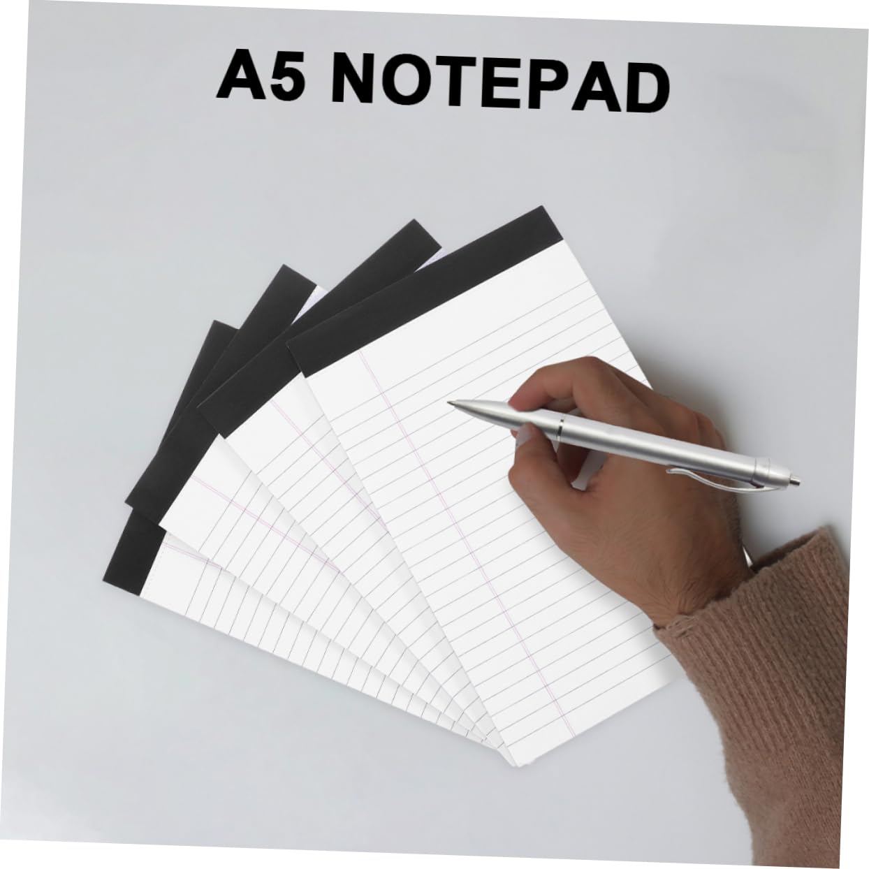 DOITOOL 8pezzi Blocco Note Righe Strappabile Data Carta Spessa Facile Scrivere Blocco Note Portatile Per Appunti e Pianificazione