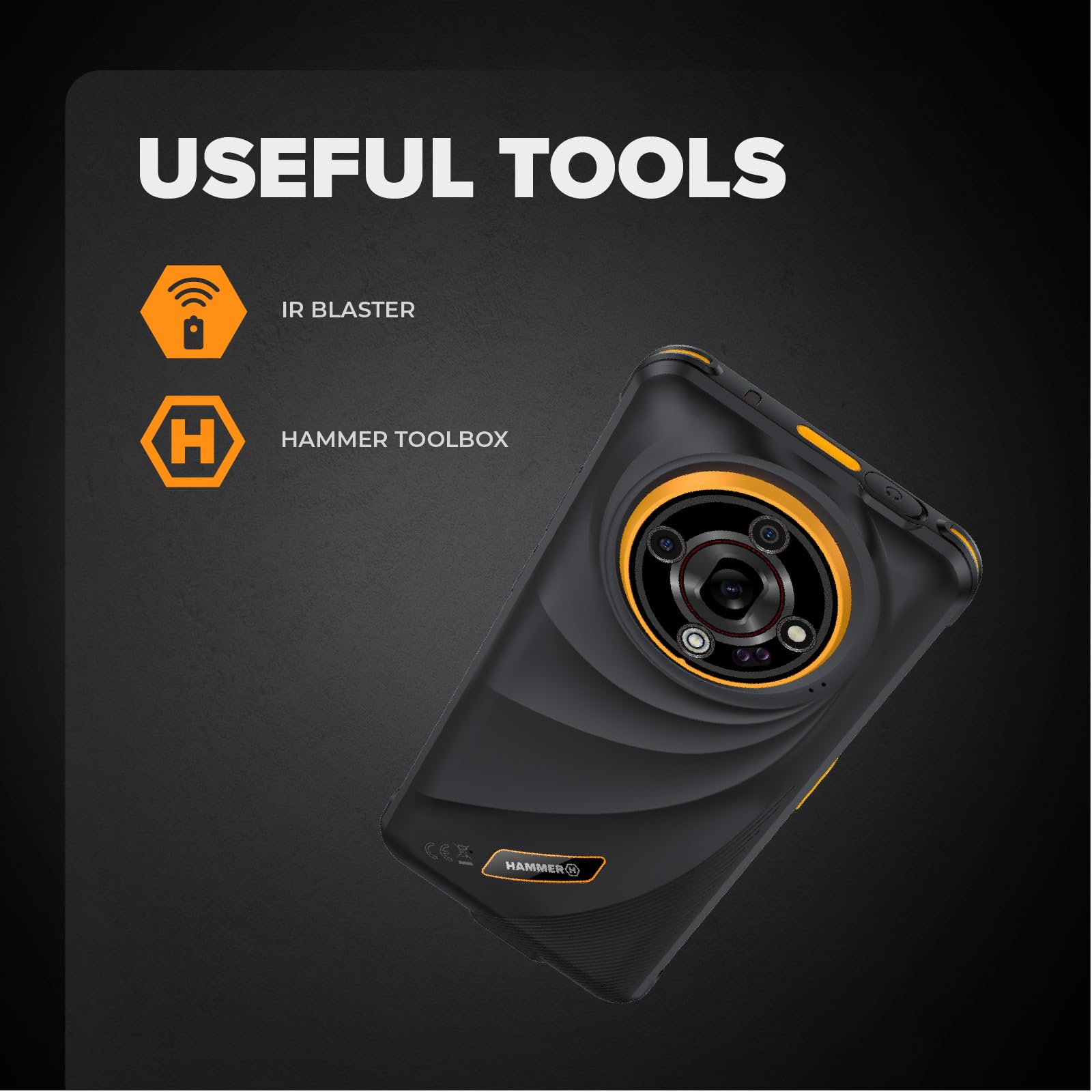 Hammer H Hammer Iron 6B/256GB Outdoor Handy – Bild 6