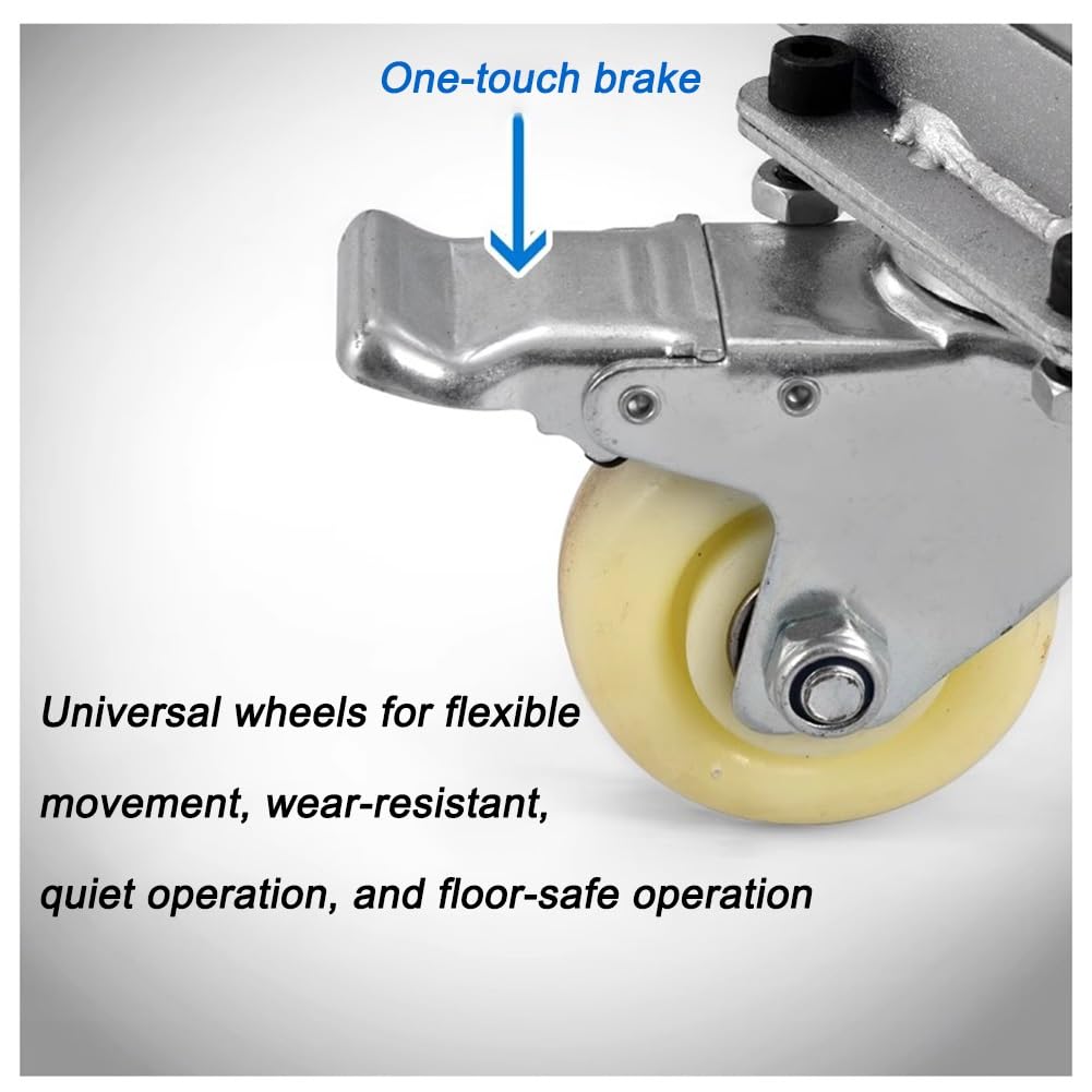 Support mobile pour pneus - Chariot robuste sur pied pour garage et magasin automobile