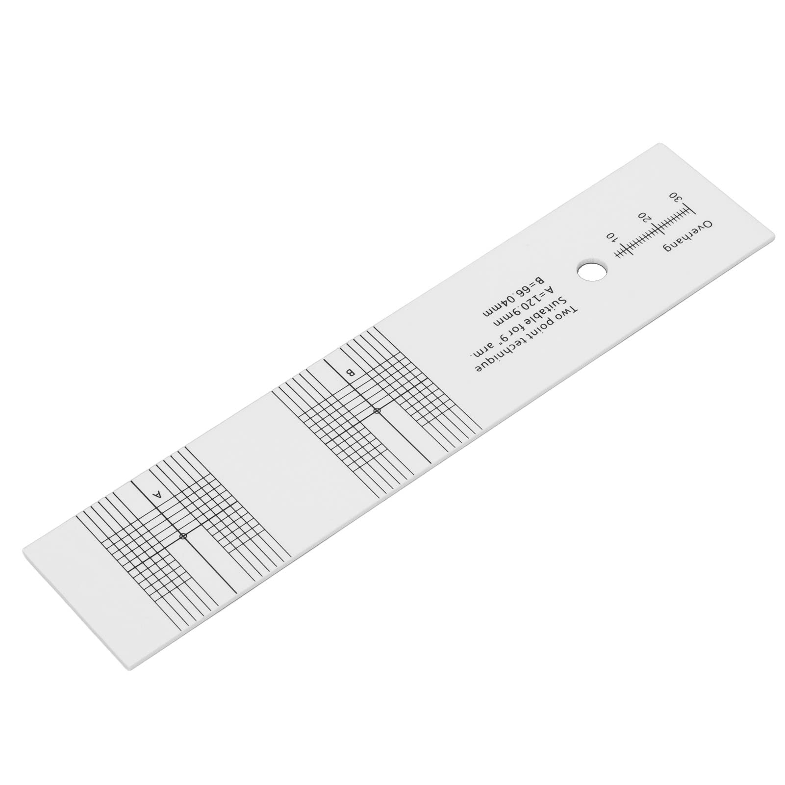 Buy Cartridge Alignment Protractor Tool, Acrylic LP Phono Cartridge