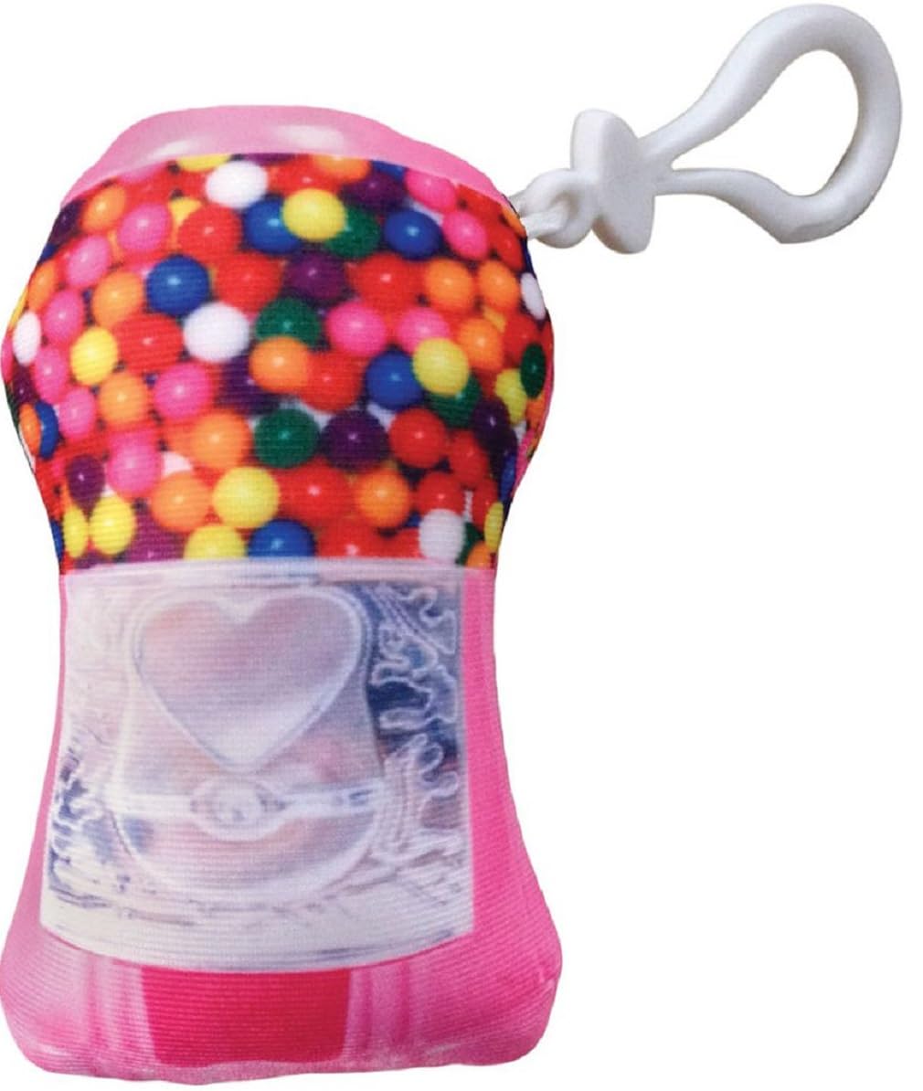iscream Sweet Treats Bubble Gum Scented Gumball Machine Squishem Backpack Charm Toys & Games