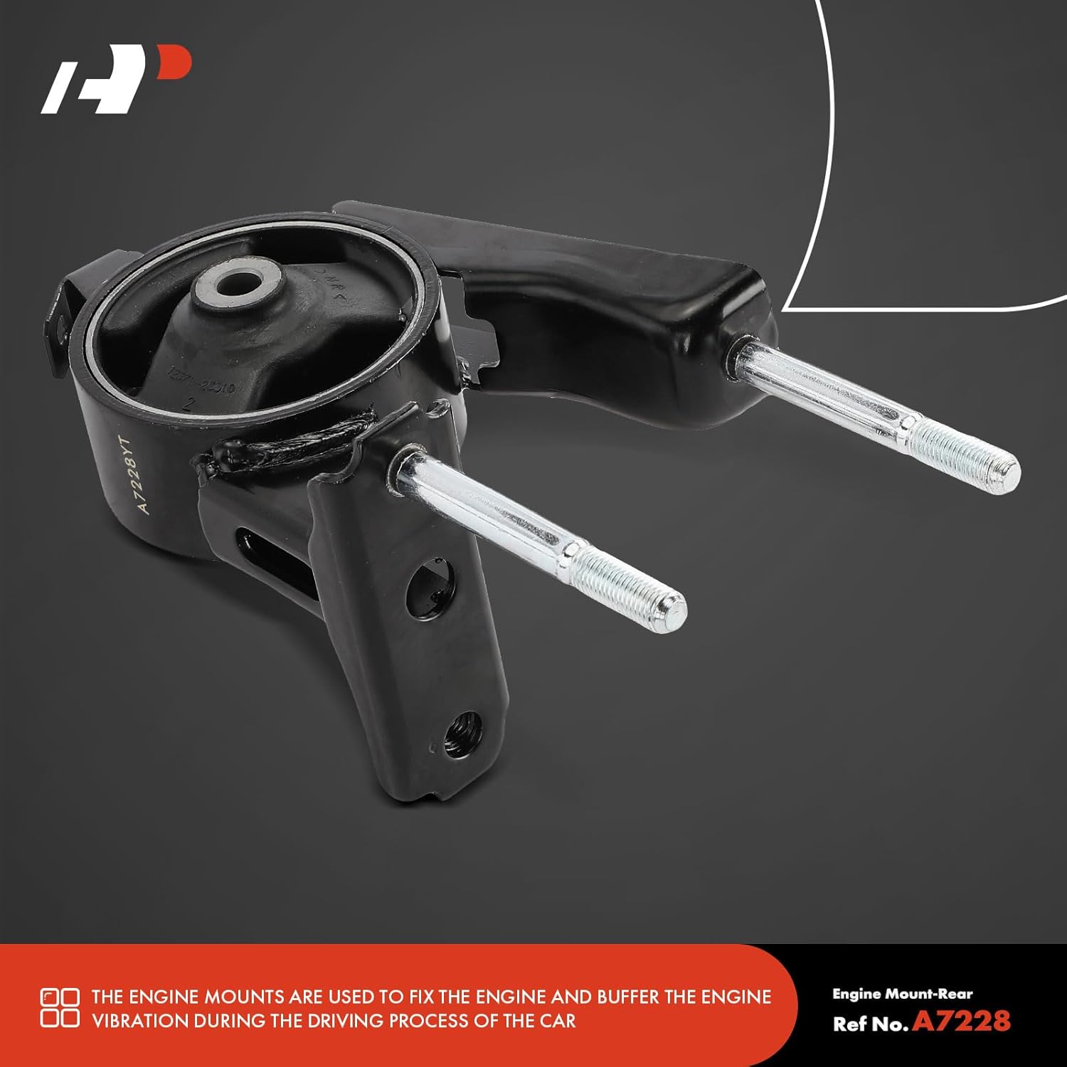 A-Premium Engine Motor Mount and Transmission Mount Kit Compatible with Scion xB, xA 2004-2006 & Toyota Echo 2000-2005, 1.5L, Manual Transmission, 2-PC Set, Replace# 1237121021, 1237123010