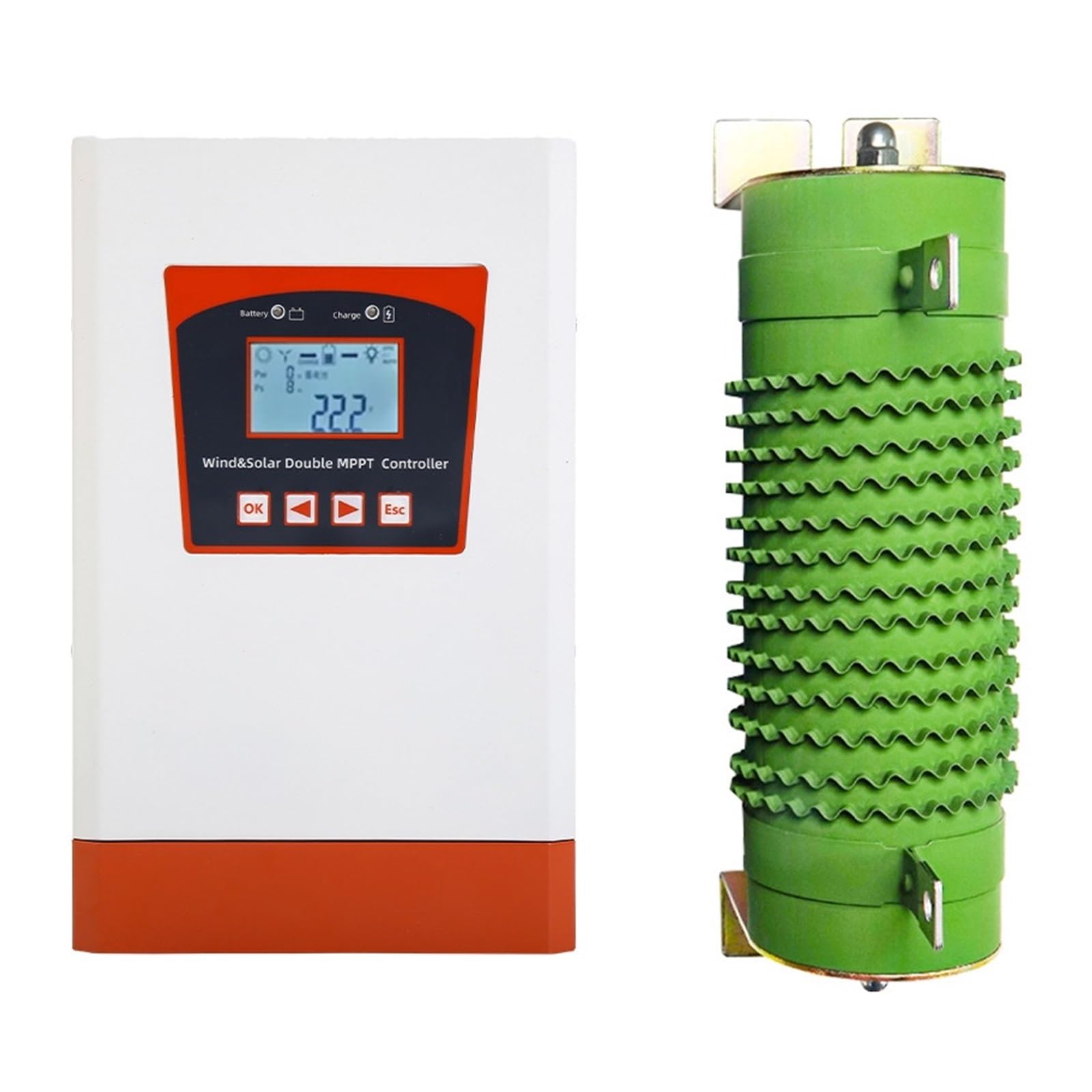 6000 W Podwójny MPPT Wiatrowy Hybrydowy System Ładowania Regulator Słoneczny 12 V 24 48 Automatyczny Domowy Wiatrak Generator(12V 24V AUTO)