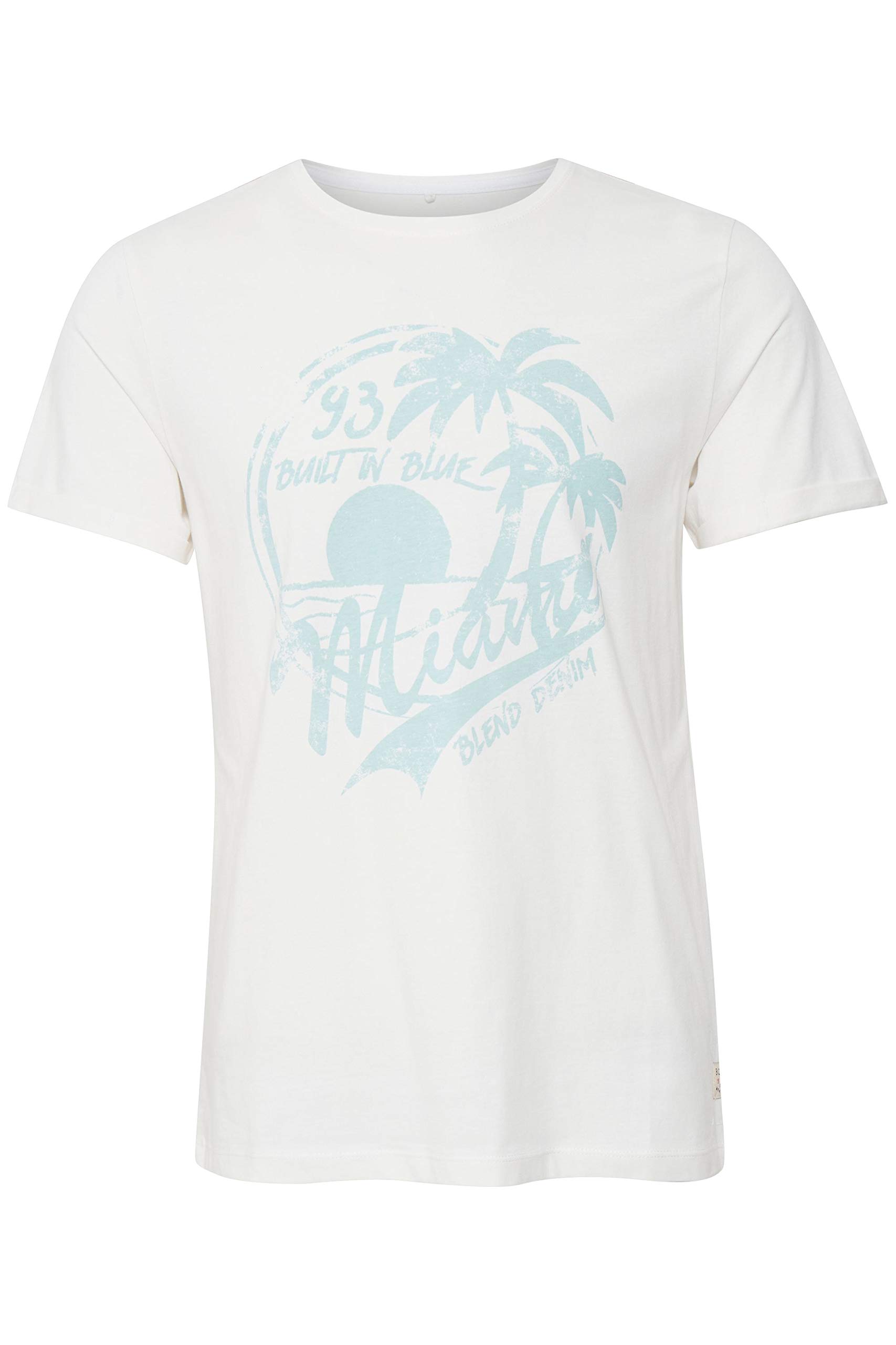 Blend BHPerry Herren T-Shirt Kurzarm Shirt mit Print und Rundhalsausschnitt