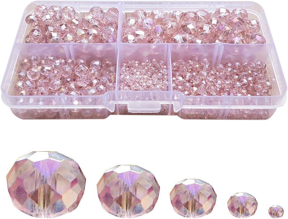 Frosted Glass Heart Beads For Jewelry Making - Mixed Colors Craft Beads (100-Piece Set)